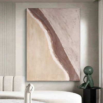 Cuadro Abstracto Moderno Olas y Playas - Lienzo Decorativo sin Marco para el Hogar - Image 2