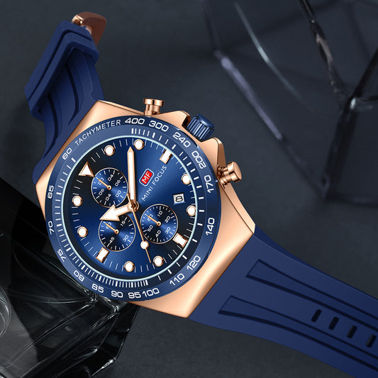 Reloj Deportivo Multifuncional para Hombre - Cuarzo Resistente