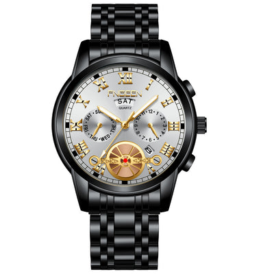 Reloj Multifunción Tourbillon Acero Inoxidable con Banda de Acero - Image 29