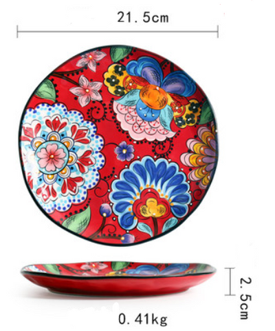 Vajilla Cerámica Bohemia con Diseño Artesanal - Image 36