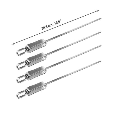Juego de 2 Soportes para Señaléticas de Acero Inoxidable para Parrilla - Image 8