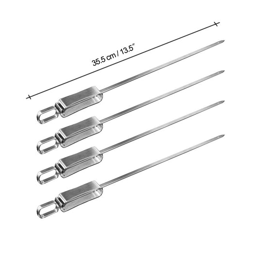 Juego de 2 Soportes para Señaléticas de Acero Inoxidable para Parrilla - Image 8