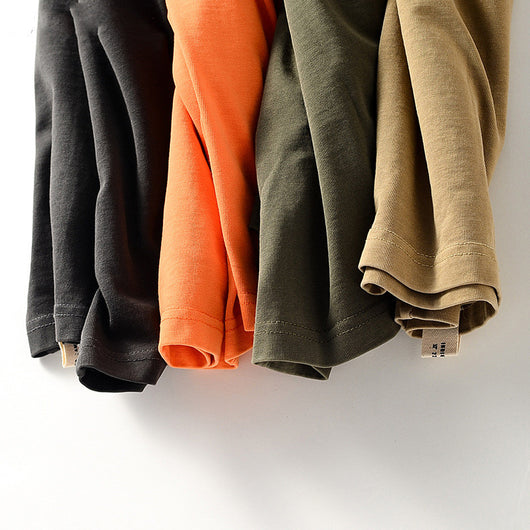Camiseta Básica de Algodón para Hombre - Colores Sólidos - Image 11