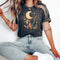 Camiseta Estampada 3D de Manga Corta para Mujer