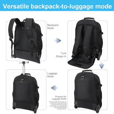 Mochila de Viaje Swicky con Gran Capacidad - Ideal para Equipaje de Mano - Image 16