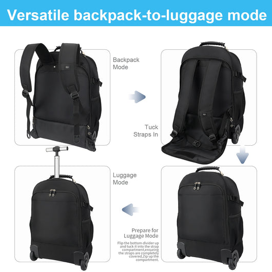 Mochila de Viaje Swicky con Gran Capacidad - Ideal para Equipaje de Mano - Image 16