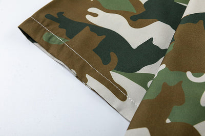 Playera Estampada Camuflaje Gato para Hombre - Image 14
