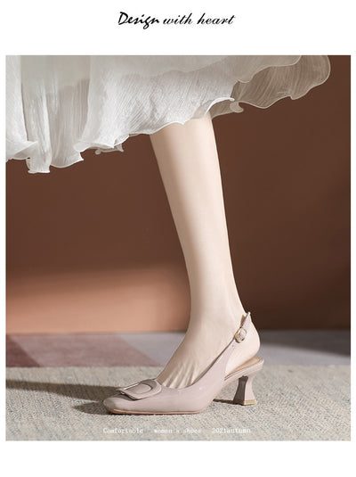 Tacones Altos Cerrados con Hebilla - Stiletto Elegante para Mujer - Image 15