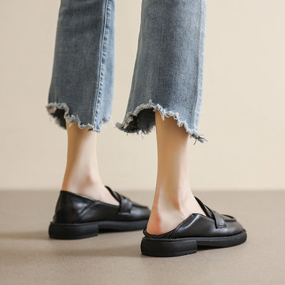 Mocasines Casuales Cómodos para Mujer - Punta Redonda Estilo Clásico - Image 12