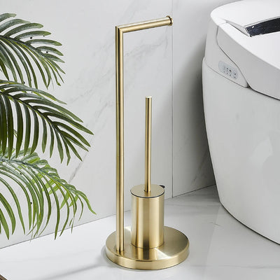 Organizador de Baño con Soporte para Papel Higiénico y Escobilla