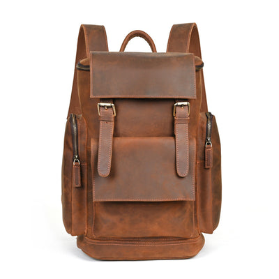 Mochila de Cuero Crazy Horse para Hombre - Piel de Res Premium - Image 4