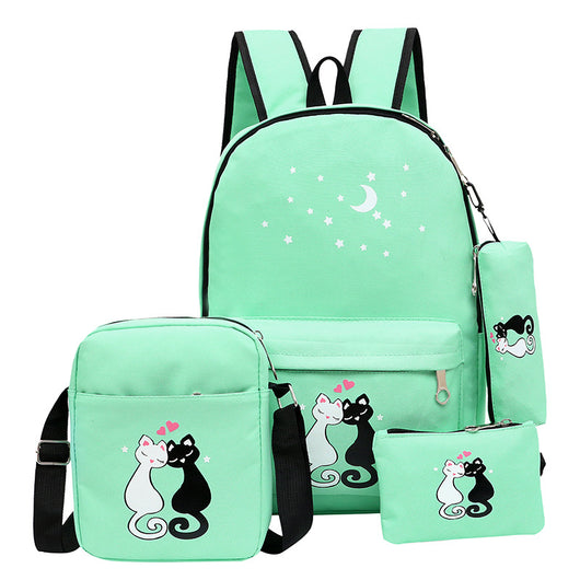 Mochila Infantil de Lona con Diseños Animados - Image 12