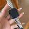 Simple Solid Color Metal Twist Watch Band Starlight Color 38Or40Or41MM