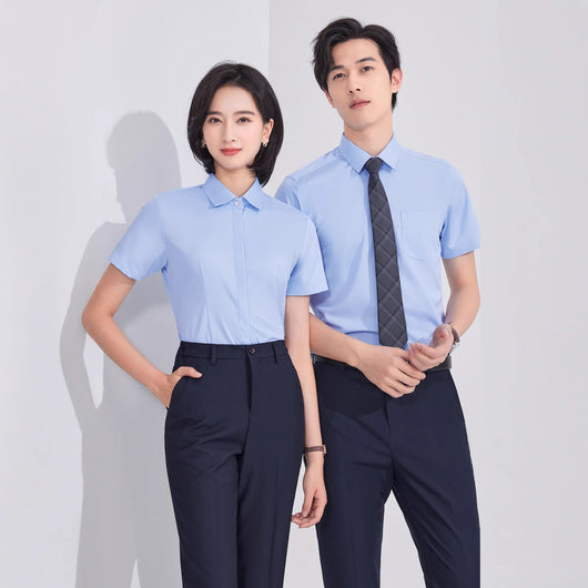 Camisa Profesional de Fibra de Bambú Blanca para Hombre - Image 17