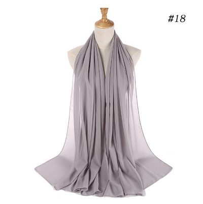 Pañuelo Chifón Perla Efecto Burbuja para Cabeza - Tocado Elegante para Mujer - Image 22