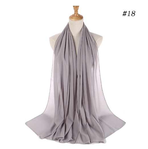 Pañuelo Chifón Perla Efecto Burbuja para Cabeza - Tocado Elegante para Mujer - Image 22