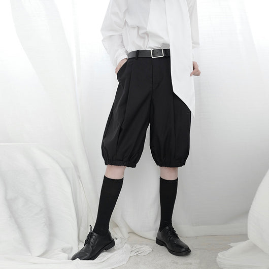 Shorts Oscuros con Puños Elásticos - Image 11