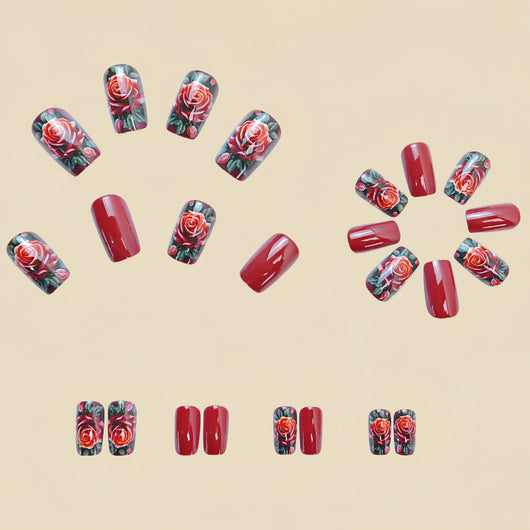 Uñas Postizas Removibles - Set de 24 Piezas - Image 2