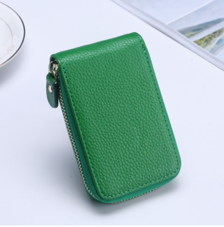 Billetera Monedero de Cuero Nylon Versión Coreana