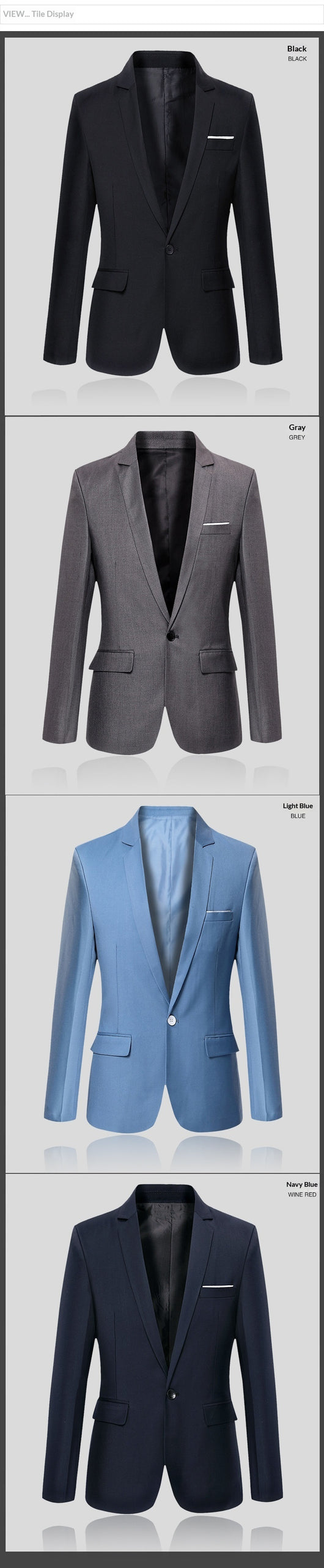 Traje Casual Slim Fit Coreano para Profesionales - Image 14