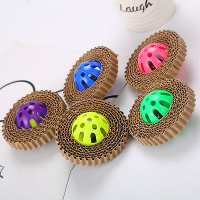 Juguete Interactivo para Gatos - Pelota con Papel Corrugado - Image 15