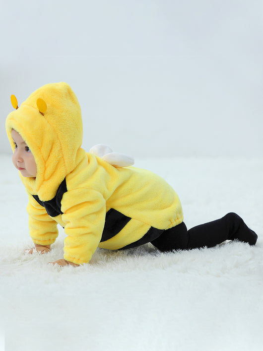 Pijama Enterizo Bebé Diseño Abeja en Franela Suave - Image 19