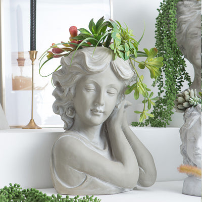 Estatua Decorativa con Flores para Jardín - Image 15