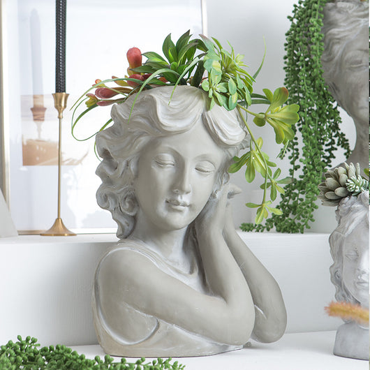 Estatua Decorativa con Flores para Jardín - Image 15