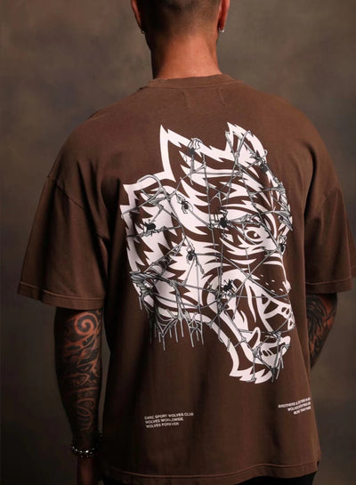 Camiseta Deportiva Holgada de Algodón para Hombre - Image 11