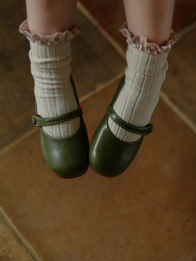 Zapatos Vintage de Cuero con Velcro para Bebé - Suela Suave Primavera Otoño - Image 14