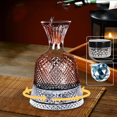 Juego de Decantadores de Cristal Rojo Vortex para Vino - Image 6