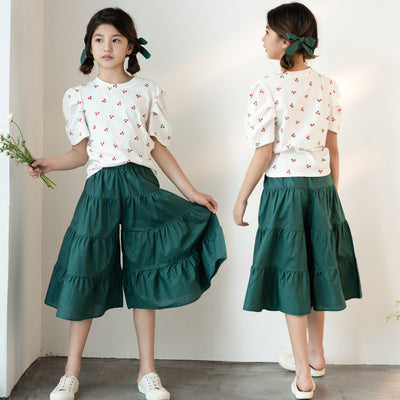 Conjunto de Culotes Morandi para Niñas y Adolescentes - Estilo Coreano Casual - Image 8