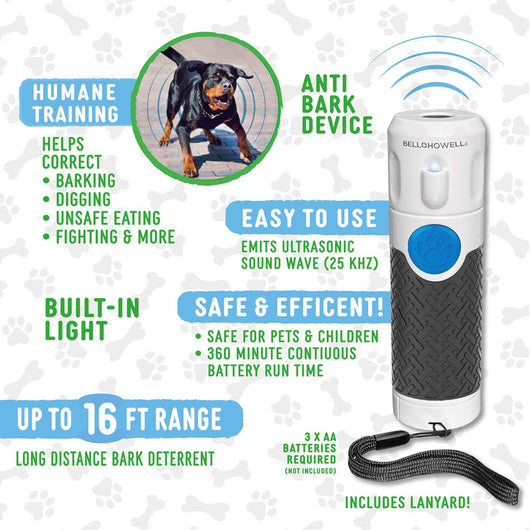 Silbato Ultrasónico Entrenador Canino Anti-Ladridos