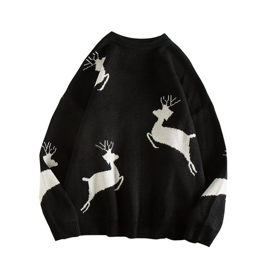 Suéter Navideño Jacquard Tejido Holgado y Cómodo - Image 5