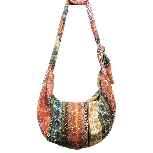 Bolsa de Lona con Estampado Floral para Mujer - Image 7