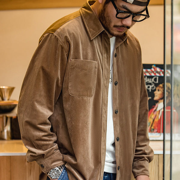 Camisa Manga Larga Antiarrugas Otoño para Hombre
