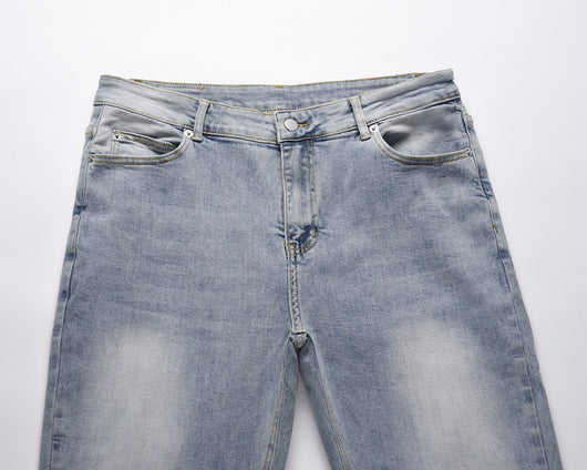 Jeans Slim Fit de Moda con Cierre Cremallera Decorativo - Image 5