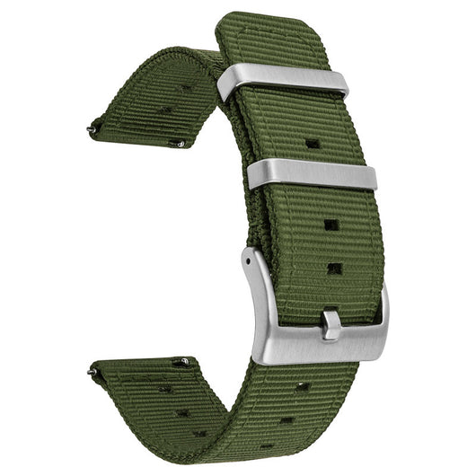 Correa de Reloj Nylon Tejida con Liberación Rápida Impermeable - Image 6