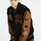 Chaqueta Suelta Patchwork Bordada - Estilo Casual Versátil