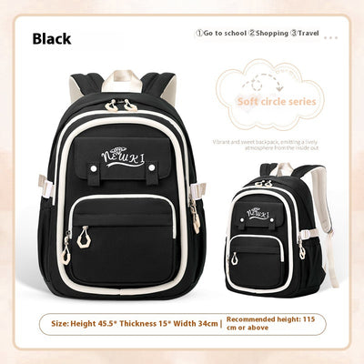 Mochila Escolar Impermeable de Gran Capacidad y Múltiples Compartimentos para Niñas - Image 7