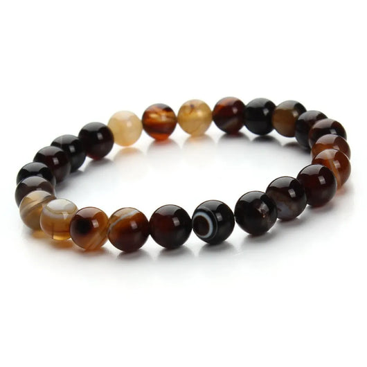 Pulsera de Cuentas de Aventurina Azul - Piedra Arenisca Redonda - Image 35