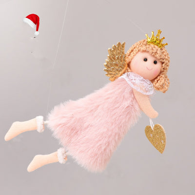 Ángeles Navideños de Peluche - Decoraciones Festivas - Image 3