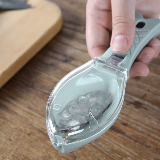 Raspador de Escamas de Pescado con Cuchillo Desarmable - Herramienta de Limpieza de Cocina - Image 23