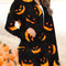 Cardigan Corto Estampado Temática Halloween