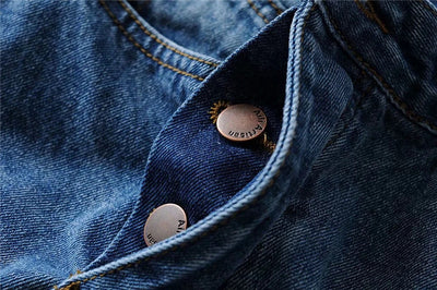 Falda Denim Irregular con Borde Crudo - Image 17