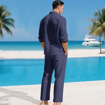 Conjunto de Lino para Hombre: Camisa y Pantalón - Image 29