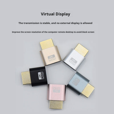 Adaptador HDMI Virtual con Pantalla Simulada para Gráficos