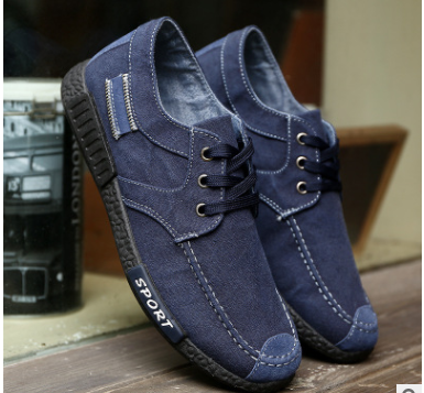 Zapatos de Lona Tradicionales Chinos para Hombre - Suela Blanda y Cómoda - Image 10