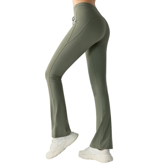 Pantalones Yoga Acampanados con Levantador de Glúteos y Bolsillos Laterales - Image 2