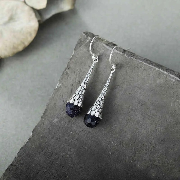 Aretes de Plata 925 Estilo Retro con Colgante Elegante - Image 8